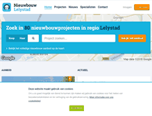 Tablet Screenshot of nieuwbouw-in-lelystad.nl